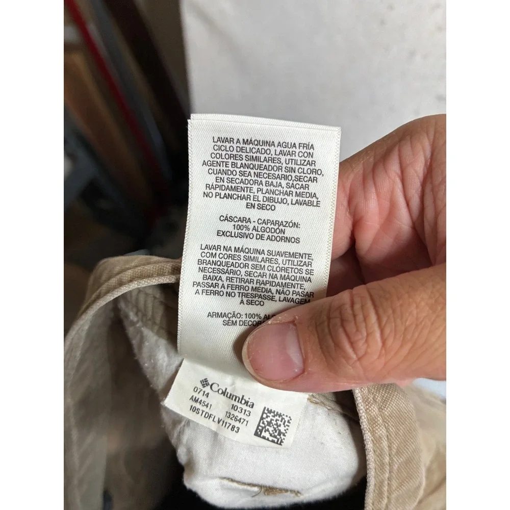 Columbia Mens Omni-Shield Cotton Canvas Cargo Shorts Tan Khaki 36W 9L AM4541